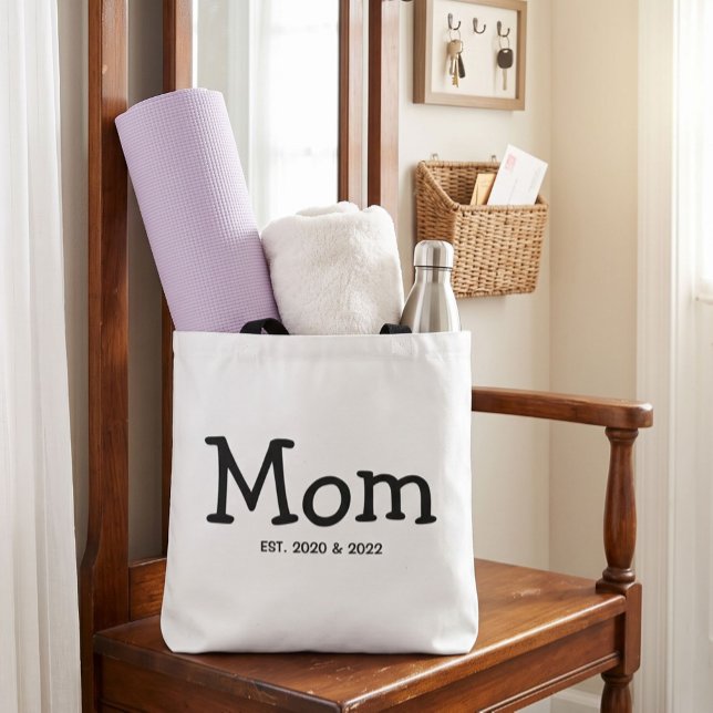 Bolsa Tote Presente de Mãe Estabelecida Nova Mãe (Criador carregado)
