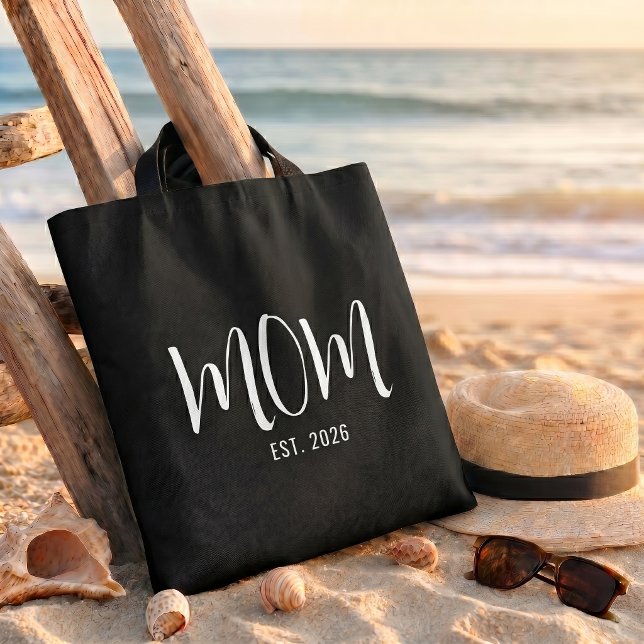 Bolsa Tote Presente de Mãe Estabelecida Nova Mãe (Criador carregado)