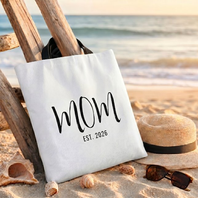Bolsa Tote Presente de Mãe Estabelecida Nova Mãe (Criador carregado)