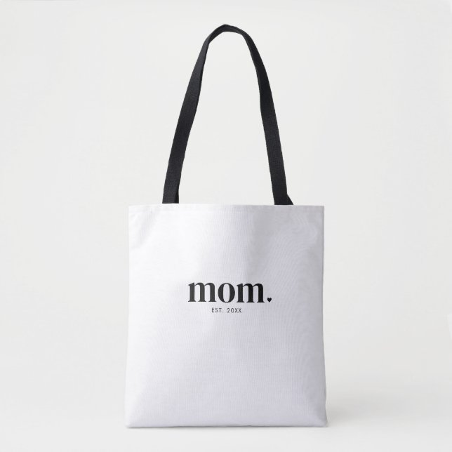 Bolsa Tote Presente de Mãe Estabelecida Nova Mãe (Frente)