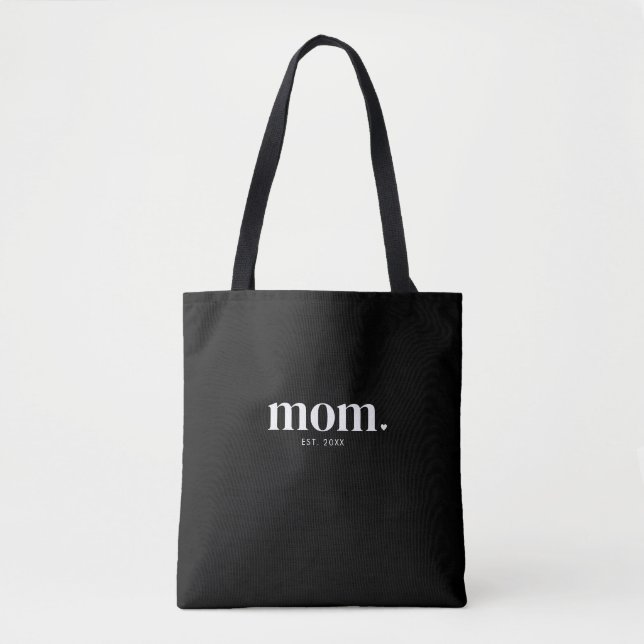 Bolsa Tote Presente de Mãe Estabelecida Nova Mãe (Frente)