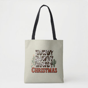 Bolsa Tote Presente de Natal da Família Como Como Como Festa 
