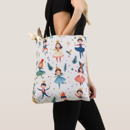 Bolsa Tote Presente de Natal do Ballet do Quebra-Nozes para A