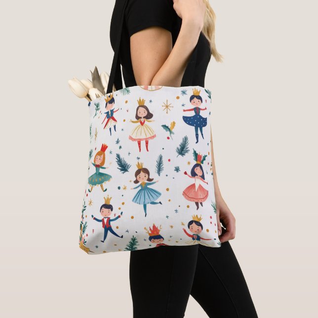 Bolsa Tote Presente de Natal do Ballet do Quebra-Nozes para A (Close Up)