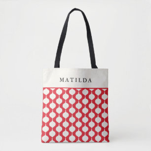 Bolsa Tote Presente de Natal elegante para a festa de Natal