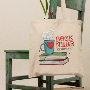 Bolsa Tote Presente de Nerd de Livro Personalizado para Leito