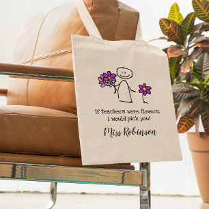 Bolsa Tote Presente de professor de jardim de infância bonit