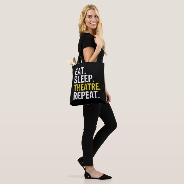Bolsa Tote Presente de Repetição do Ator do Teatro de Sono (No(a) Modelo)