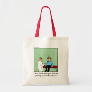 Bolsa Tote Presente de Saco de Humor
