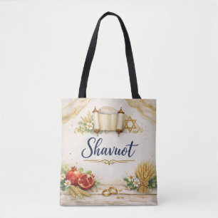 Bolsa Tote Presente de Shavuot, Festa das Semanas, Feriado Ju