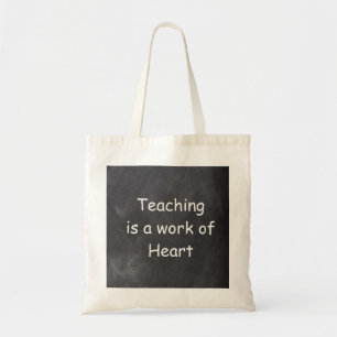 Bolsa Tote Presente de Trabalho de Ensino Quadro de Giz Profe