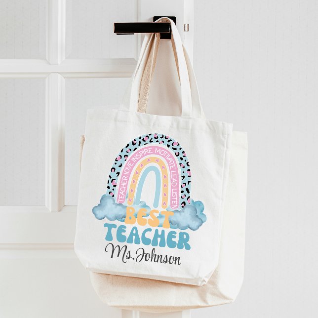 Bolsa Tote Presente de Volta às Aulas Arco-Íris para Agradeci (Criador carregado)