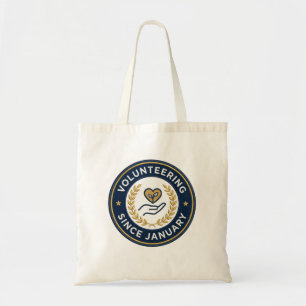 Bolsa Tote Presente de Voluntariado Desde Janeiro para volunt
