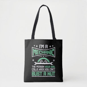 Bolsa Tote Presente Divertido para Mecânicos Presente de Humo