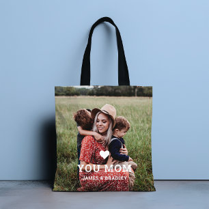 Bolsa Tote Presente do Dia das Mães com Foto Personalizada 'A