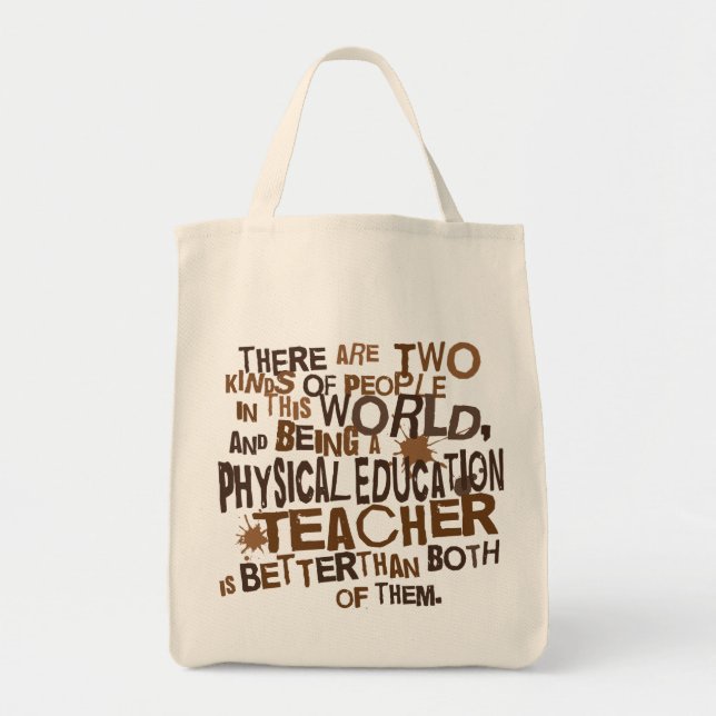 Bolsa Tote Presente do professor da educação física (Frente)