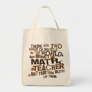 Bolsa Tote Presente do professor de matemática