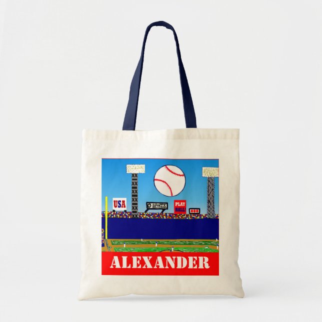 Bolsa Tote Presente do saco de livro do basebol de 2013 (Frente)