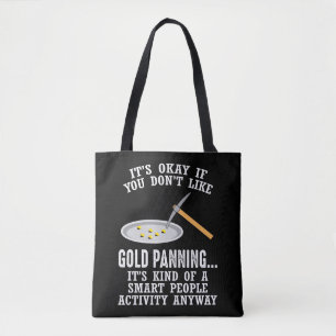 Bolsa Tote Presente Dourado de Panning - Mineiro Engraçado d