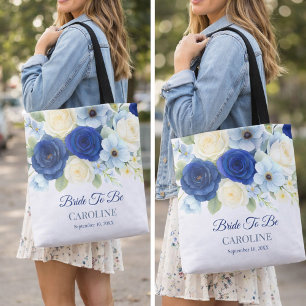Bolsa Tote Presente Elegante de Chuveiro de Noiva em Marfim A