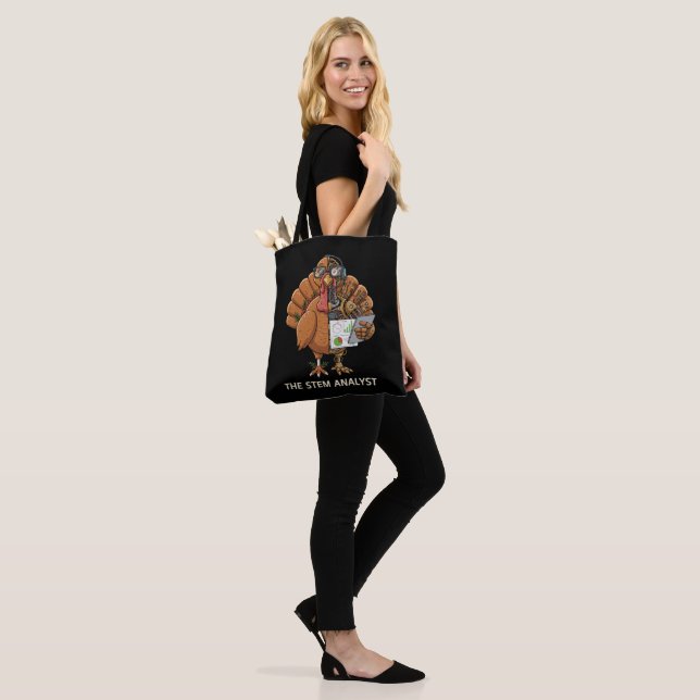 Bolsa Tote Presente engraçado de Ação de Graças Robot Turkey  (No(a) Modelo)