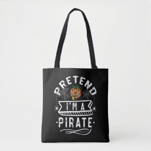 Bolsa Tote Presente engraçado de fantasia de Halloween: Finja