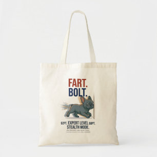 Bolsa Tote Presente engraçado do cão de estimação francês hum