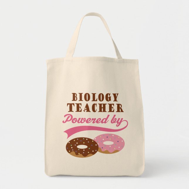 Bolsa Tote Presente engraçado do professor de biologia (Frente)