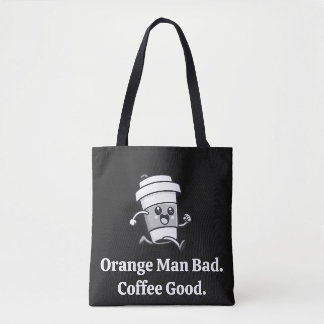 Bolsa Tote Presente Engraçado e Útil Anti-Trump para Elefante (Frente)