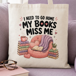 Bolsa Tote Presente engraçado para leitora de livros fofa e a