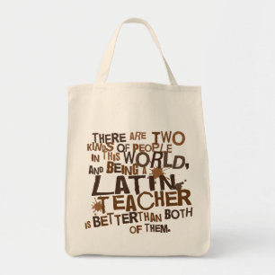 Bolsa Tote Presente Latin do professor