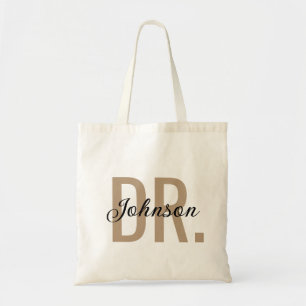 Bolsa Tote Presente Médico Profissional Nome de Médico Person