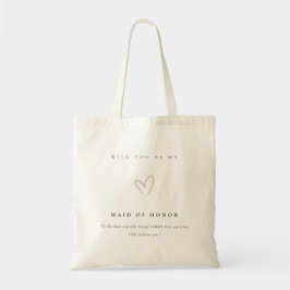 Bolsa Tote Presente Minimalista Simples Rosa Coração Dama de 