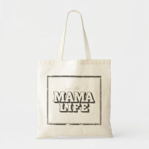 Bolsa Tote Presente Minimalista "Vida de Mãe" Moderno e Disto