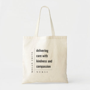 Bolsa Tote Presente moderno mínimo simples para enfermeiros d