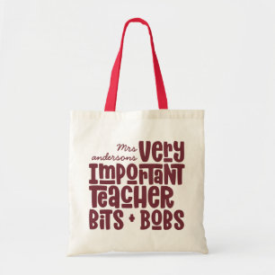Bolsa Tote Presente muito importante para a tipografia modern