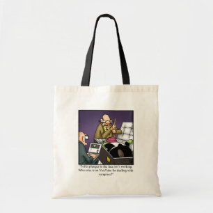 Bolsa Tote Presente na barra de ferramentas do humor do Dia d