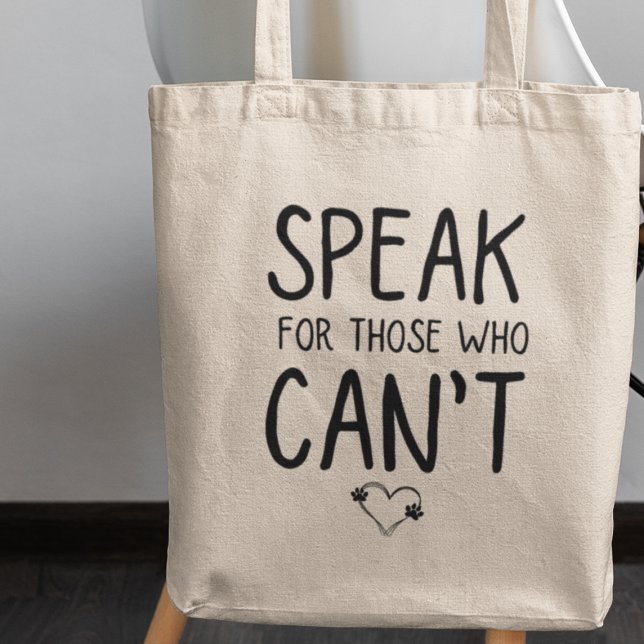 Bolsa Tote Presente para Amantes de Animais Ativistas dos Dir (Join the movement, make your voice heard, and make a statement for the voiceless!)