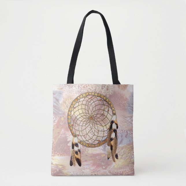 Bolsa Tote Presente para Dama de Honra Apanhador de Sonhos (Frente)