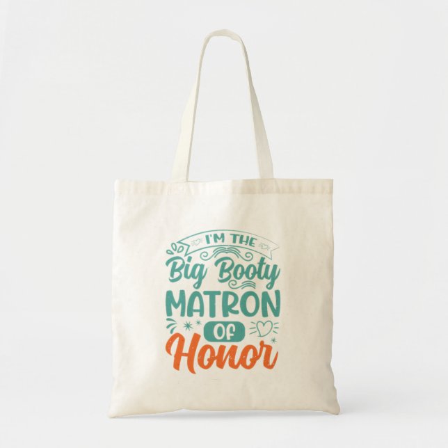 Bolsa Tote presente para madrinha de honra casamento festa nu (Frente)