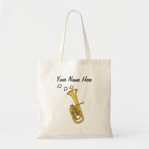 Bolsa Tote Presente para músico de latão de latão de bolso pe