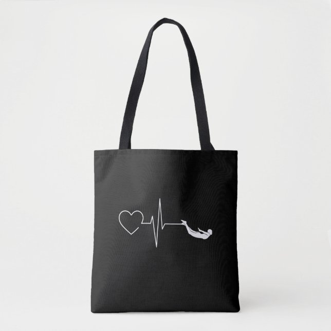 Bolsa Tote Presente para Nadação de Pulsação para Nadadores (Frente)