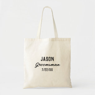 Bolsa Tote Presente para Padrinhos com Texto Personalizado Fa