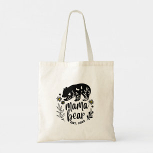 Bolsa Tote Presente Para Tipografia Branca, Preta Floral E Pr