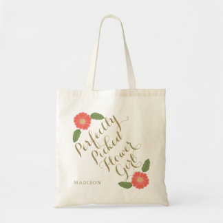 Bolsa Tote Presente perfeitamente escolhido do flowergirl do