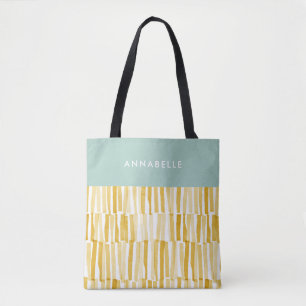 Bolsa Tote Presente personalizado com padrão abstrato moderno