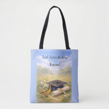 Presente Personalizado de Graduação Cristã para Fi
