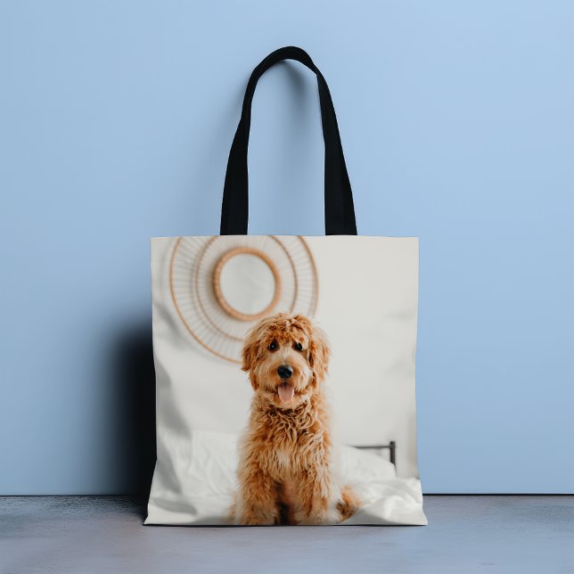 Bolsa Tote Presente Personalizado de Logo de Foto Diário (Criador carregado)