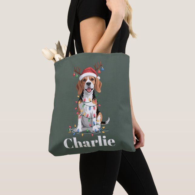 Bolsa Tote Presente Personalizado de Natal para Amante de Bea (Close Up)