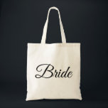 Bolsa Tote Presente personalizado de noiva do Elegante Adulto<br><div class="desc">Saco de casamento da Noiva Personalizada</div>